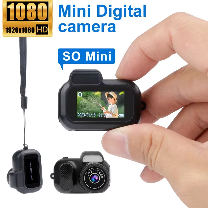 Compact 1080p HD Retro Mini Camera - Perfect Pocket-Sized Gift