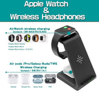 3 in 1 Wireless Charger Stand for iPhone