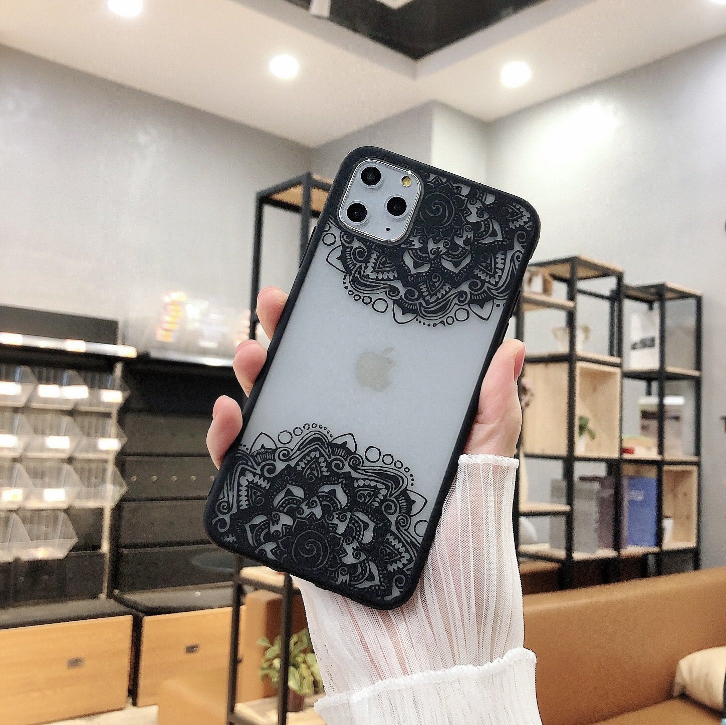 Acrylic Soft Matte Protective Case for Apple Phones
