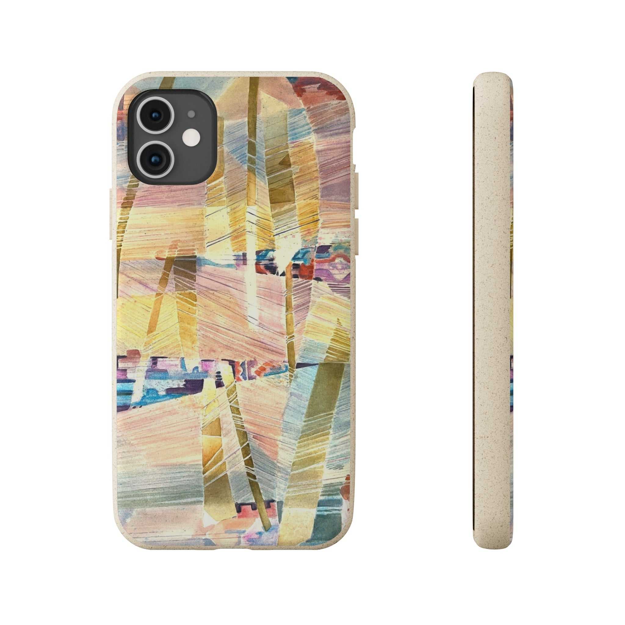 Biodegradable Phone Case with 'Loom Series' Abstract Original Artwork by Barbara Cleary