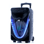 Naxa Portable 12 inch Bluetooth Party Speaker with Disco Light-1
