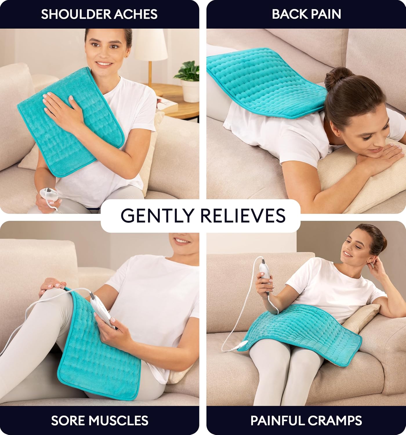Heating Pad XL, Double-sided, Viridian Green-1