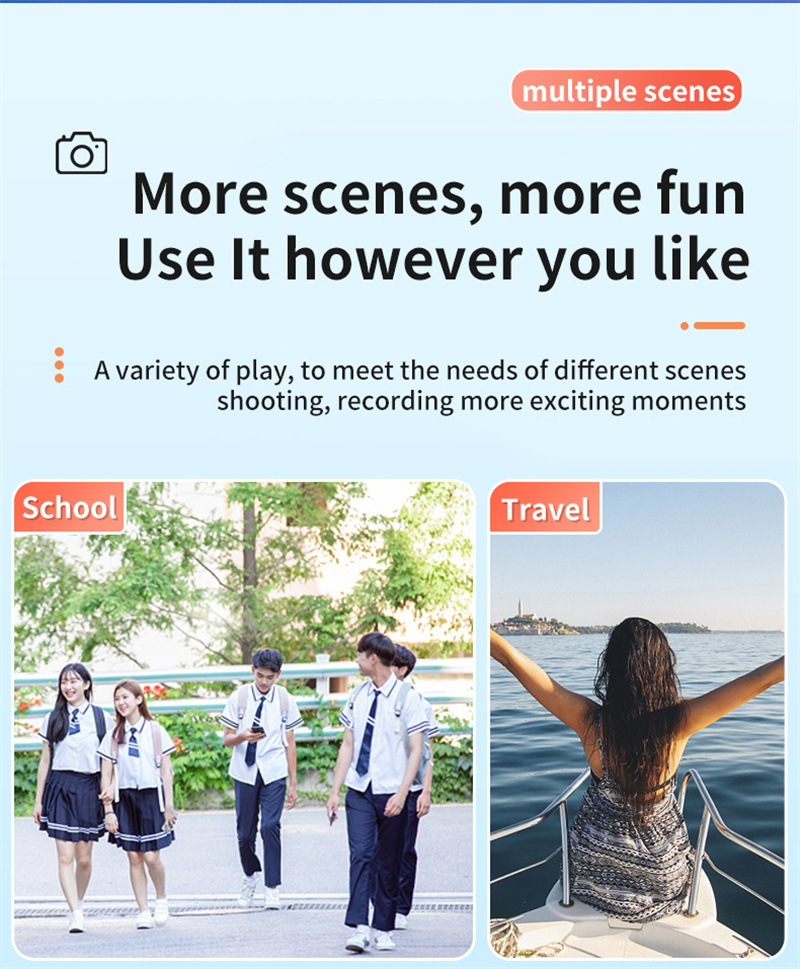 Compact 1080p HD Retro Mini Camera - Perfect Pocket-Sized Gift