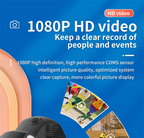 Compact 1080p HD Retro Mini Camera - Perfect Pocket-Sized Gift