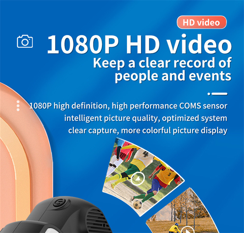 Compact 1080p HD Retro Mini Camera - Perfect Pocket-Sized Gift
