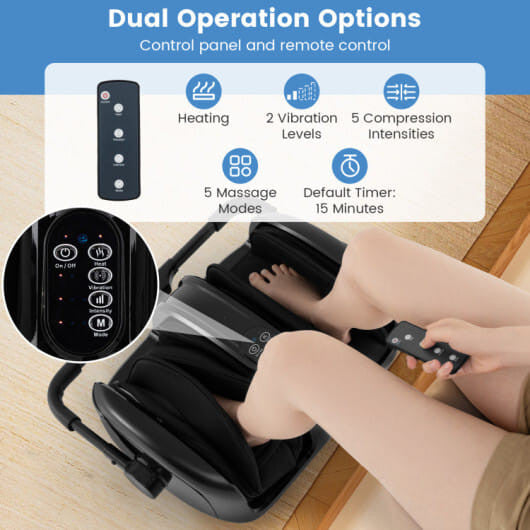 Foot and Calf Massager Heat 360 Adjustable Stand with Constant Temperature Heating-1