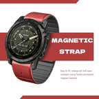 26/22mm Silicone Watch Band for Garmin Fenix 7 7X 6 6X Pro 5 5X Plus 3 HR Enduro Epix Gen 2 Smartwatch Magnetic Loop Wrist Strap