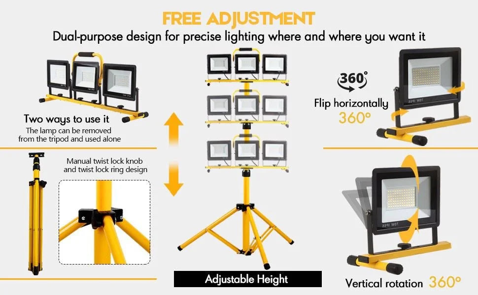 Portable Tripod Work Light-2