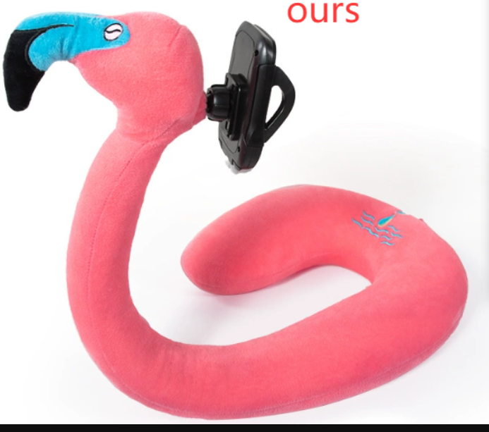 Multifunctional U-Shaped Pillow with Phone Stand
