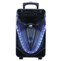 Naxa Portable 12 inch Bluetooth Party Speaker with Disco Light-0