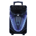 Naxa Portable 12 inch Bluetooth Party Speaker with Disco Light-0
