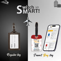 Smart Bag Security Tag - England Flag [Pack 2]