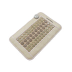 Jade Tourmaline Infrared Heat Mat (White)-0
